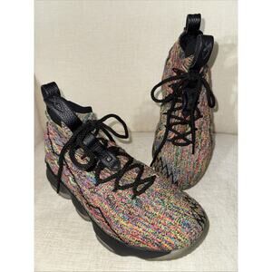 Nike LeBron 15 Shoes YOUTH Size 6Y Flyknit Basketball 922811-901 Athletic EUC